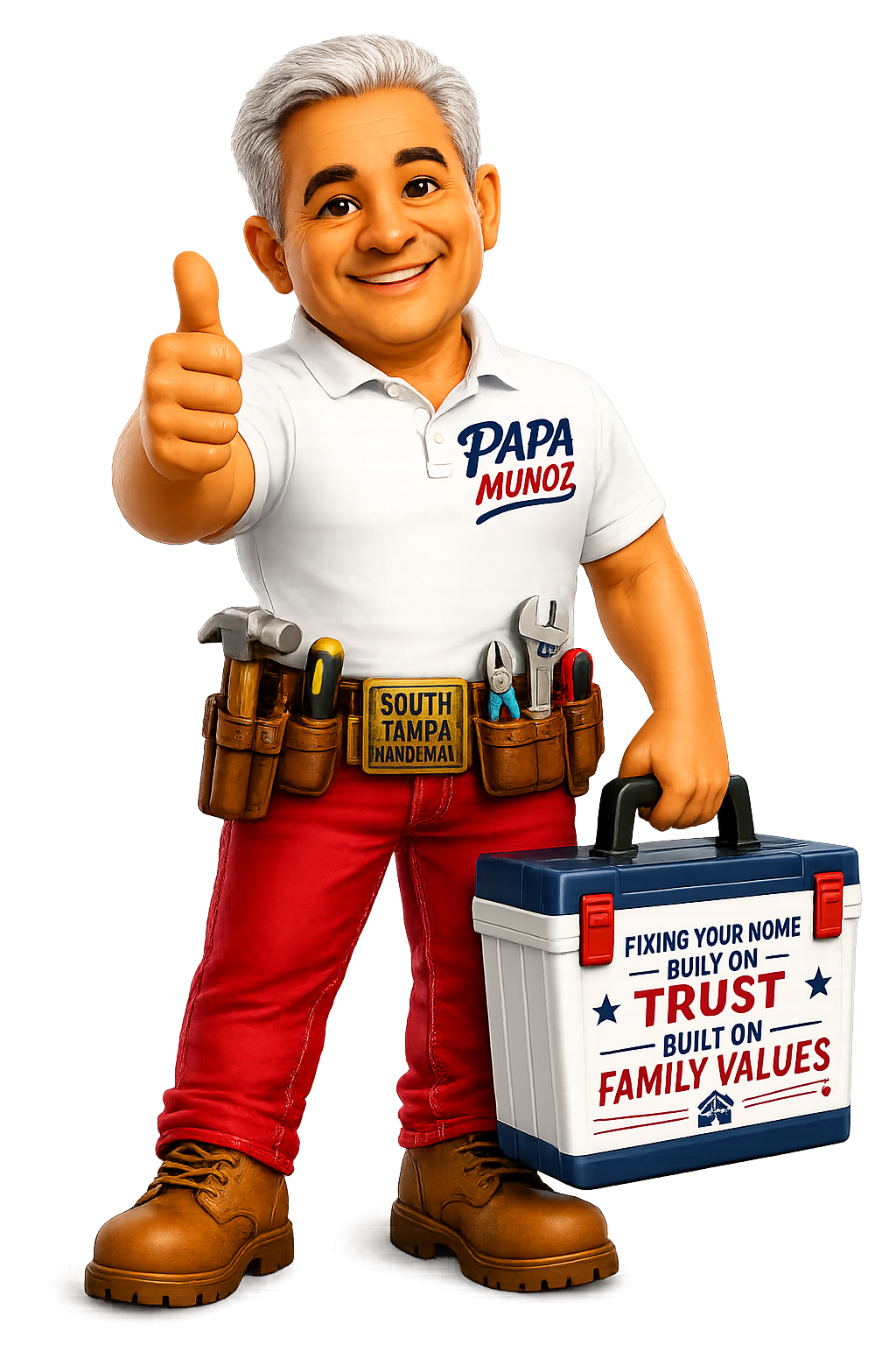 Papa Muñoz giving a thumbs up